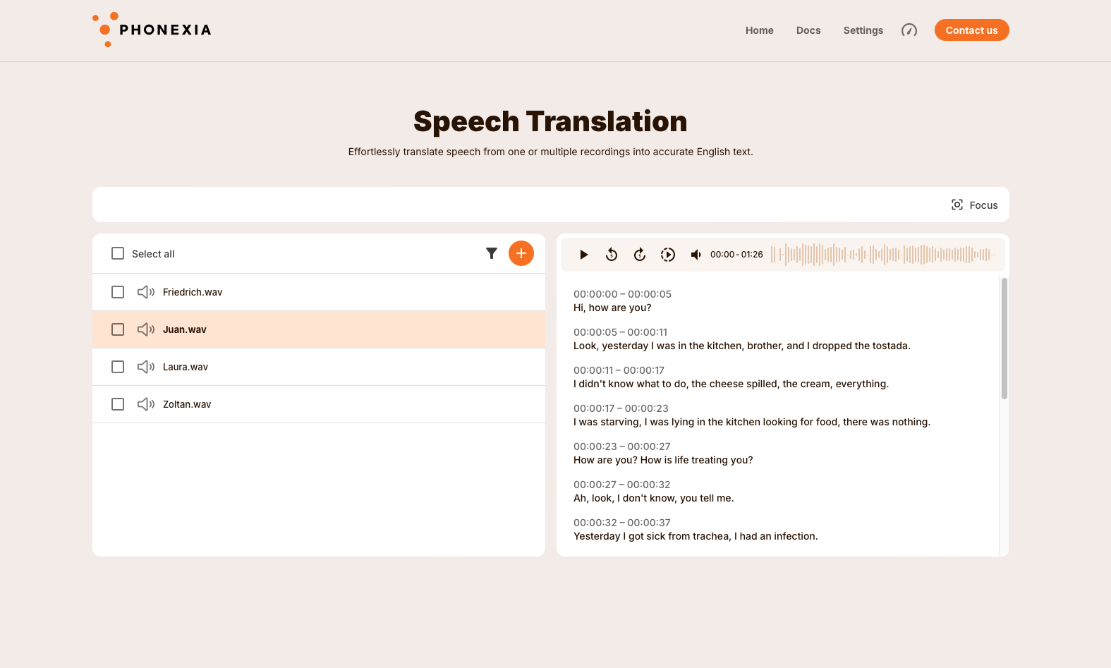 Speech Translation